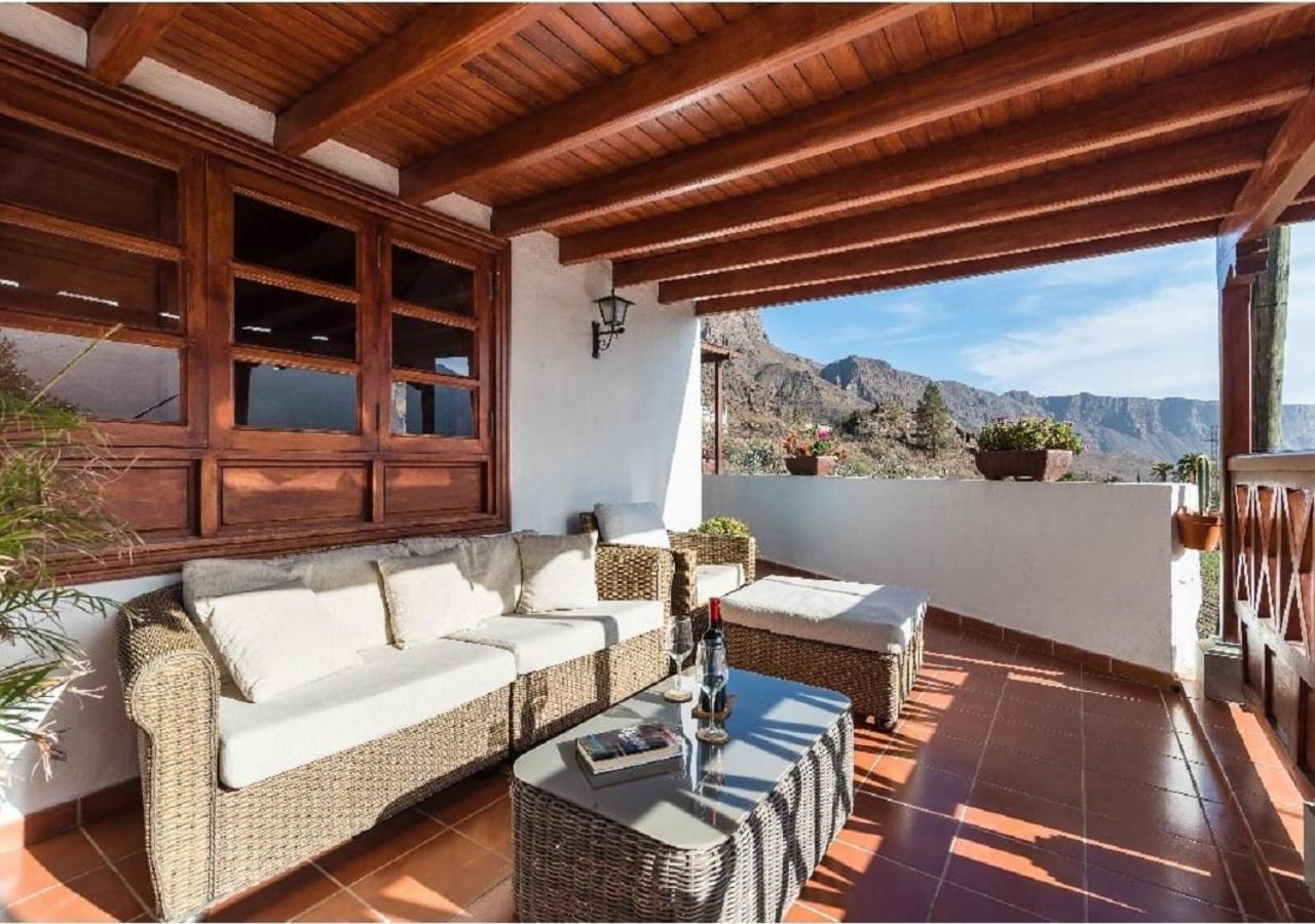 Casa Agustin Pool 27 ºc Villa Fátaga Dış mekan fotoğraf